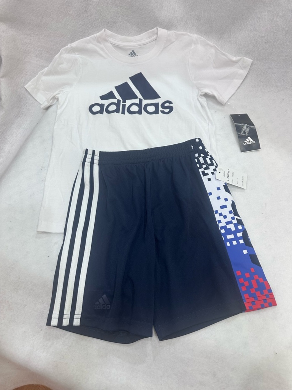 Boys Adidas Short Set